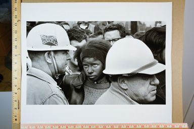Fiber-based silver gelatin print, photographers stamp on back of print. printed circa 2007.