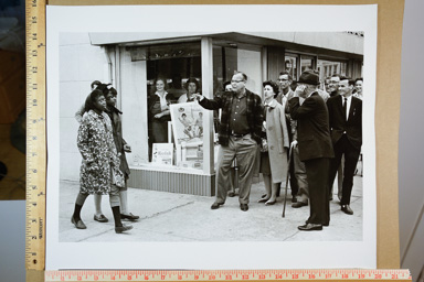 Fiber-based silver gelatin print, photographers stamp on back of print. printed circa 2007.
