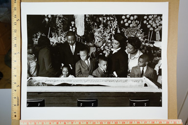 Fiber-based silver gelatin print, photographers stamp on back of print. printed circa 2007.