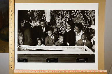 Fiber-based silver gelatin print,. signed and stamped on back. printed circa 2007