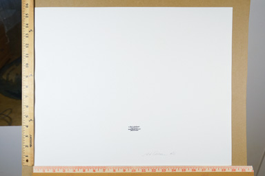 Fiber-based silver gelatin print,. signed and stamped on back. printed circa 2007