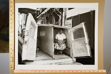 Fiber-based silver gelatin print,. signed and stamped on back. printed circa 2007