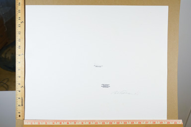 Fiber-based silver gelatin print,. signed and stamped on back. printed circa 2007