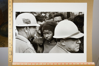 Fiber-based silver gelatin print,. signed and stamped on back. printed circa 2007