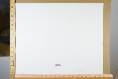 Fiber-based silver gelatin print,. signed and stamped on back. printed circa 2007