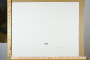 Fiber-based silver gelatin print,. signed and stamped on back. printed circa 2007