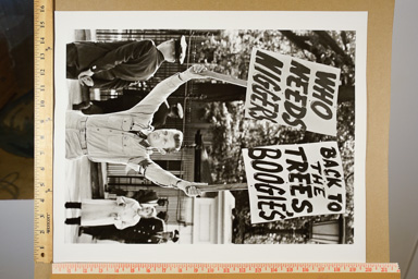 Fiber-based silver gelatin print,. signed and stamped on back. printed circa 2007
