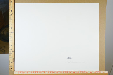 Fiber-based silver gelatin print,. signed and stamped on back. printed circa 2007