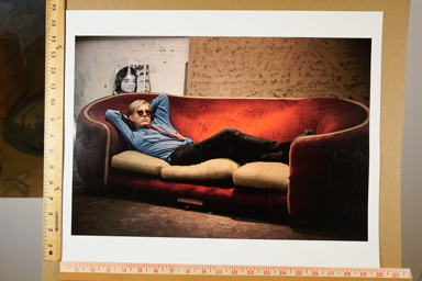 Andy Warhol (1964). Archival Ink print. Signed and stamped on back. printed circa 2007.