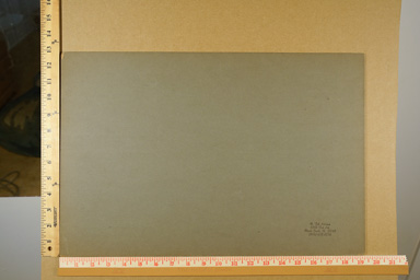 Early print (1970's). mounted exhibition print.