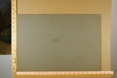 Early print (1970's). mounted exhibition print.