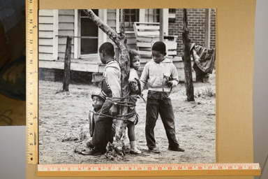 Early print (1970's). mounted exhibition print.