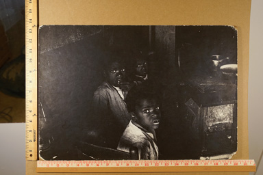 Early print (1970's). mounted exhibition print.