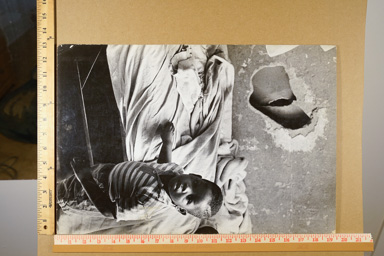 Early print (1970's). mounted exhibition print.