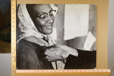Early print (1970's). mounted exhibition print.