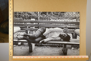 Early print (1970's). mounted exhibition print.