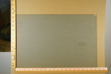 Early print (1970's). mounted exhibition print.