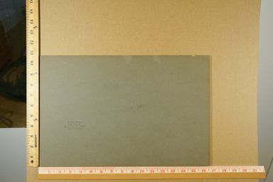 Early print (1970's). mounted exhibition print.