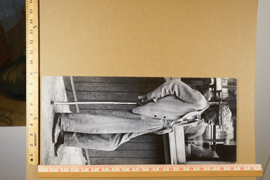 Early print (1970's). mounted exhibition print.