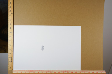 Fiber-based silver gelatin print, printed for January 2014 exhibition at Norton Museum 