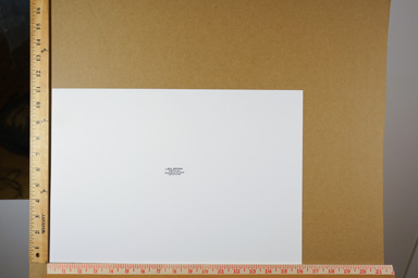 Fiber-based silver gelatin print, printed for January 2014 exhibition at Norton Museum 