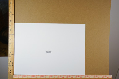 Fiber-based silver gelatin print, printed for January 2014 exhibition at Norton Museum 