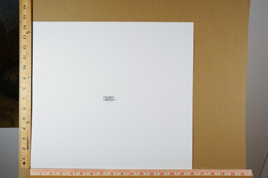 Fiber-based silver gelatin print, printed for January 2014 exhibition at Norton Museum 
