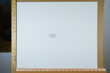 Archival ink print, signed on front by both photographer and subject
