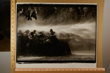 mounted print, NYC era, personalized to MORI, signed on front