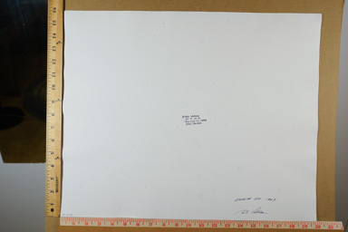 signed on back, sgfb print, NYC era