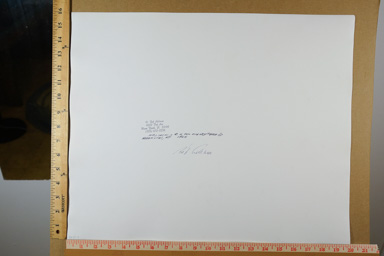 signed on back, sgfb print, NYC era