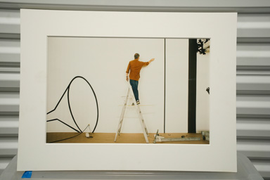 From 2015 exhibition at Gagosian Gallery. Mat size 20