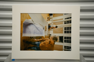 From 2015 exhibition at Gagosian Gallery. Mat size 20