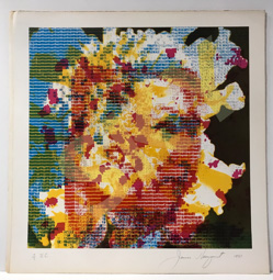 James Rosenquist. Lithograph, signed, numbered 7 of 8. Approximately 32 x 32in.